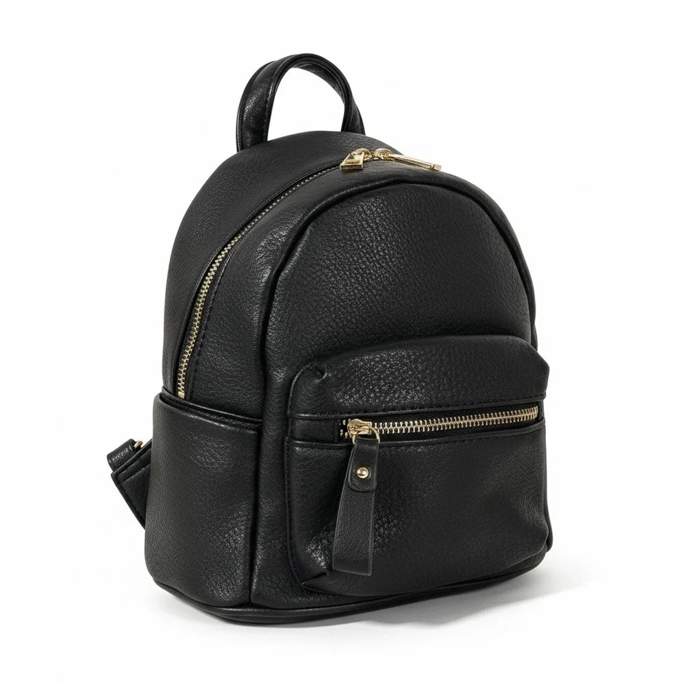 N/A black faux